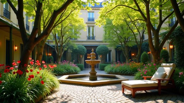 Hotels avec jardin à Paris - les refuges verts en pleine ville